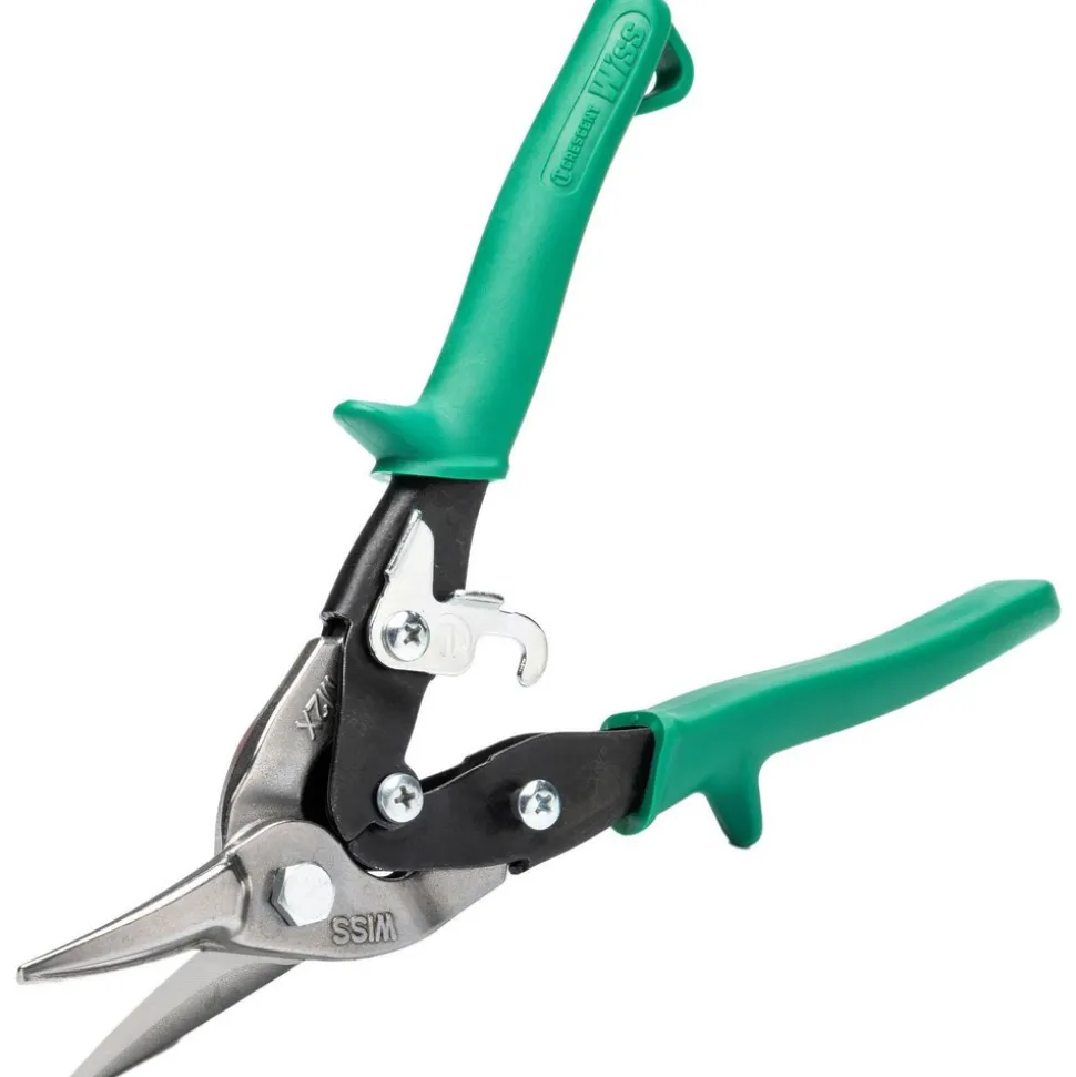 Aviation Snips: 9-3/4" OAL, 1-3/8" LOC, Jaw: Molybdenum Steel Blades
