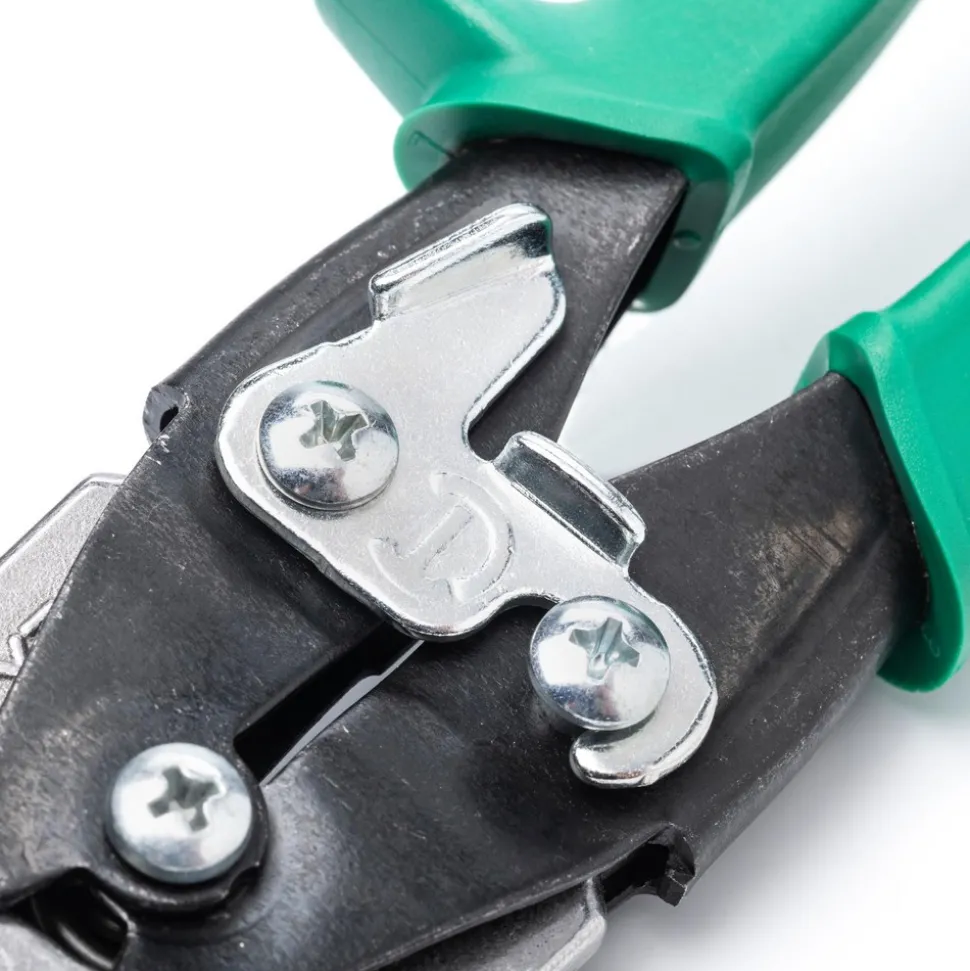 Aviation Snips: 9-3/4" OAL, 1-3/8" LOC, Jaw: Molybdenum Steel Blades