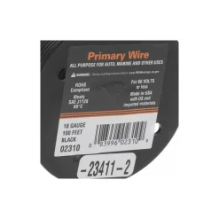 18 AWG Automotive Plastic Insulated, Single Conductor Wire