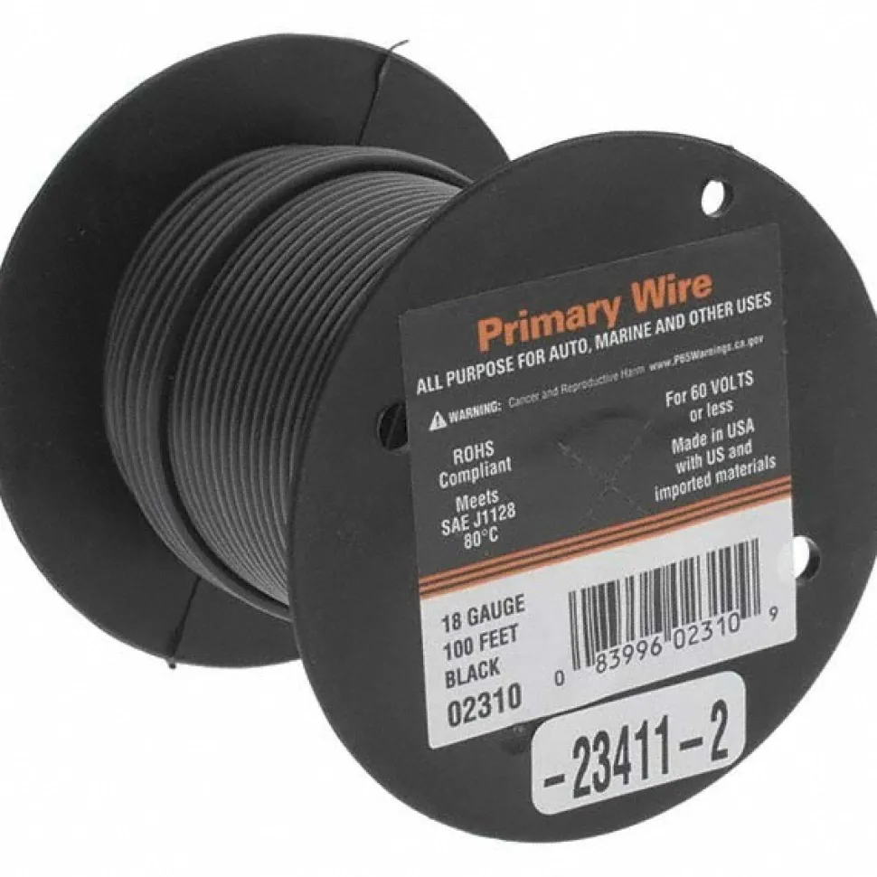 18 AWG Automotive Plastic Insulated, Single Conductor Wire