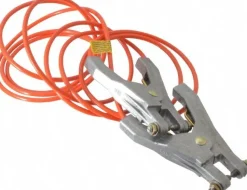 19 AWG, 10 Ft., Hand Clamp, Grounding Cable with Clamps