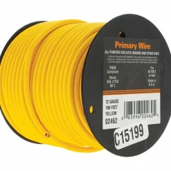 12 AWG, 100' OAL, Hook Up Wire