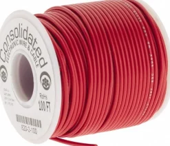 20 AWG, 10 Strand, 100' OAL, Tinned Copper Hook Up Wire