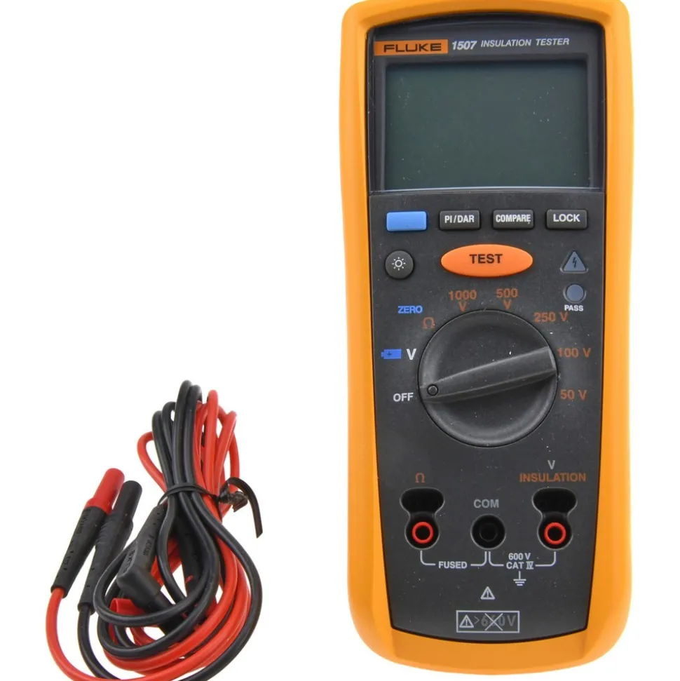 Backlight Display, 10,000 Megohm Electrical Insulation Resistance Tester & Megohmmeter