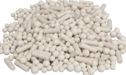 Ball & Cylinder Tumbling Media: Porcelain Carrier, Porcelain Abrasive