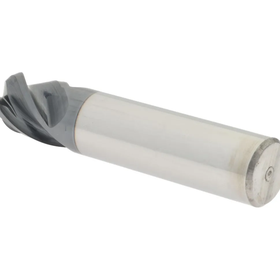 Ball End Mill: 1/2" Dia, 5/8" LOC, 4 Flute, Solid Carbide