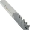 Ball End Mill: 3/16" Dia, 5/8" LOC, 4 Flute, Solid Carbide