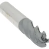 Ball End Mill: 3/8" Dia, 7/8" LOC, 4 Flute, Solid Carbide