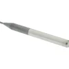 Ball End Mill: 1/32" Dia, 3/32" LOC, 4 Flute, Solid Carbide