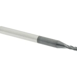 Ball End Mill: 1/16" Dia, 3/16" LOC, 4 Flute, Solid Carbide