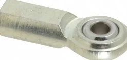 Ball Joint Linkage Spherical Rod End: 10-32" Shank Thread, 0.19" Rod ID, 5/8" Rod OD, 0.406" Shank Dia, 1/2" Shank Length, 1,210 lb Static Load Capacity