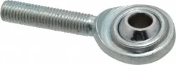 Ball Joint Linkage Spherical Rod End: 1/4-28" Shank Thread, 1/4" Rod ID, 3/4" Rod OD, 1" Shank Length, 2,225 lb Static Load Capacity