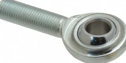 Ball Joint Linkage Spherical Rod End: 7/16-20" Shank Thread, 7/16" Rod ID, 1-1/8" Rod OD, 1-3/8" Shank Length, 6,402 lb Static Load Capacity