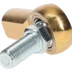 Ball Joint Linkage Spherical Rod End: 3/8-24" Shank Thread, 3/8" Rod ID, 1" Rod OD, 0.687" Shank Dia, 0.812" Shank Length, 3,950 lb Static Load Capacity