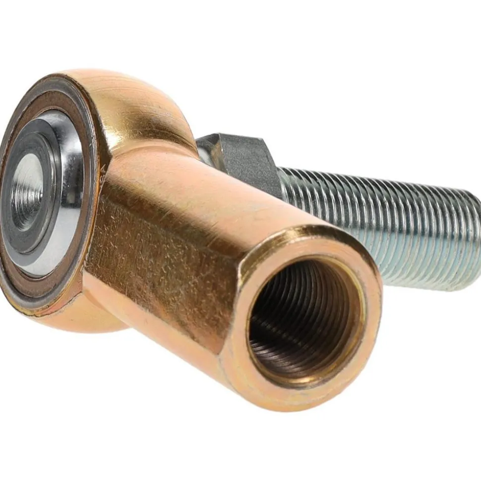 Ball Joint Linkage Spherical Rod End: 3/4-16" Shank Thread, 3/4" Rod ID, 1-3/4" Rod OD, 1.125" Shank Dia, 1.562" Shank Length, 11,550 lb Static Load Capacity