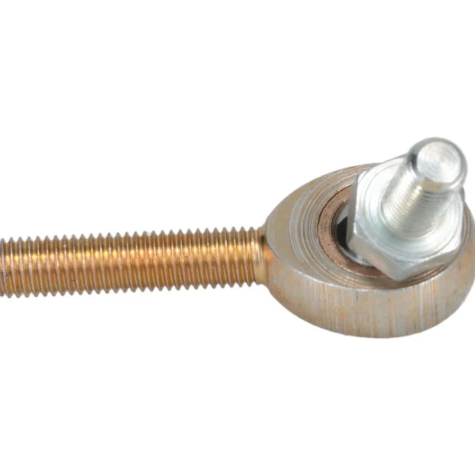 Ball Joint Linkage Spherical Rod End: 1/4-28" Shank Thread, 1/4" Rod ID, 3/4" Rod OD, 1" Shank Length, 2,168 lb Static Load Capacity