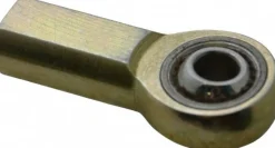 Ball Joint Linkage Spherical Rod End: 1/4-28" Shank Thread, 1/4" Rod ID, 3/4" Rod OD, 0.469" Shank Dia, 3/4" Shank Length, 6,195 lb Static Load Capacity