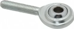 Ball Joint Linkage Spherical Rod End: 10-32" Shank Thread, 0.19" Rod ID, 5/8" Rod OD, 3/4" Shank Length, 1,210 lb Static Load Capacity