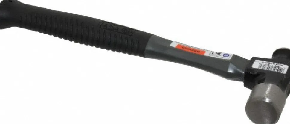 Ball Pein Hammer: 16.00 oz Head, High Carbon Steel
