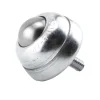 Ball Transfer: 25.4 mm Ball Dia, Carbon Steel, Round Base