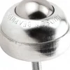 Ball Transfer: 25.4 mm Ball Dia, Carbon Steel, Round Base