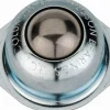 Ball Transfer: 25.4 mm Ball Dia, Carbon Steel, Oval Base