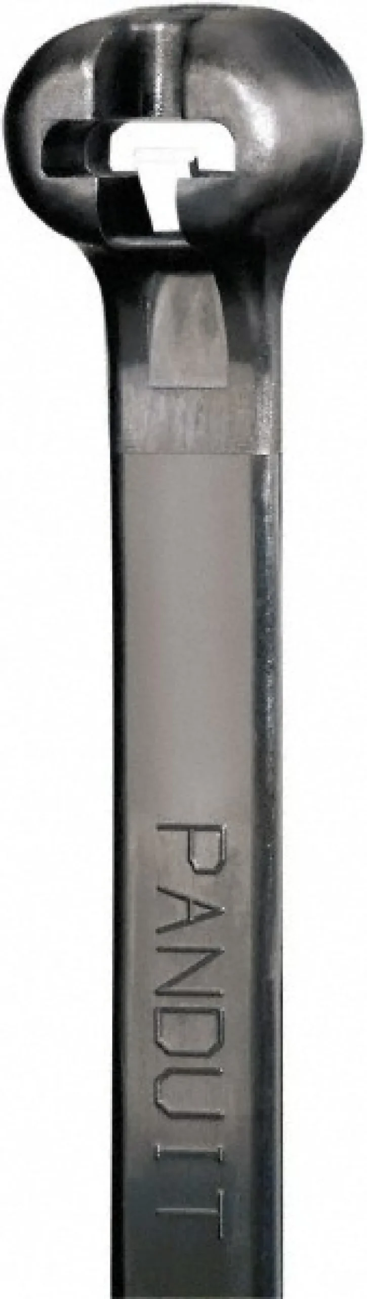 Barbed Cable Tie: 14.9" Long, Black, Nylon