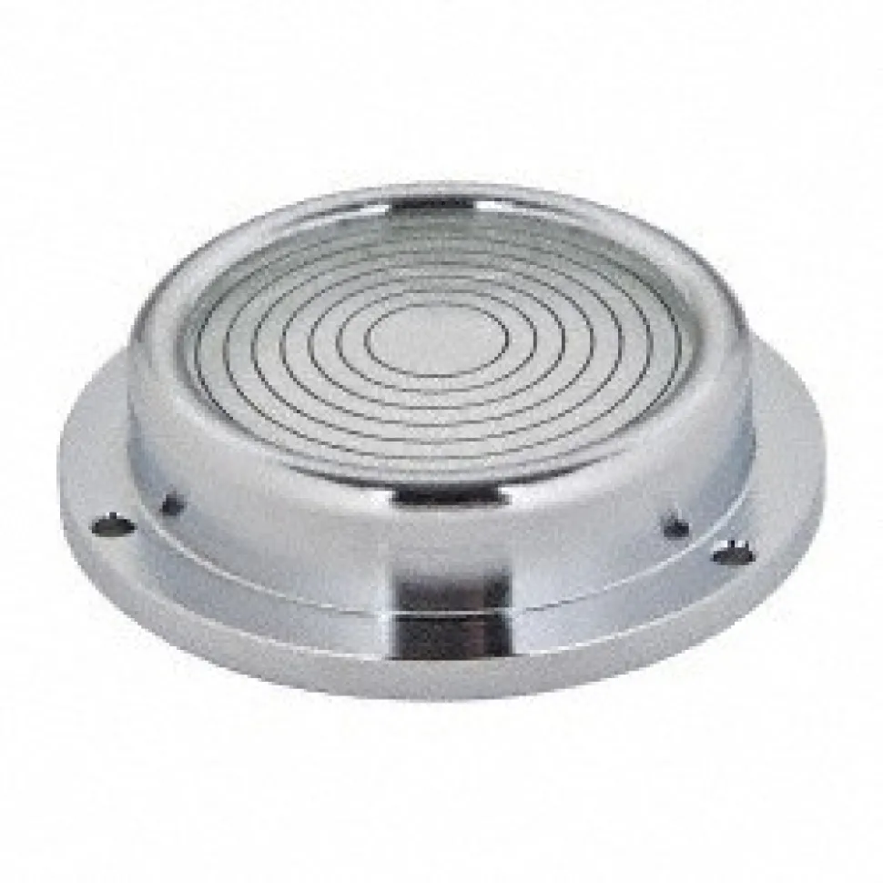 2-3/4" Base Dia x 0.69" Overall Height, 7 Circles, Brass Bull's Eye Circular Level