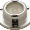 1-3/4" Base Dia x 0.63" Overall Height, 1 Circle, Brass Bull's Eye Circular Level