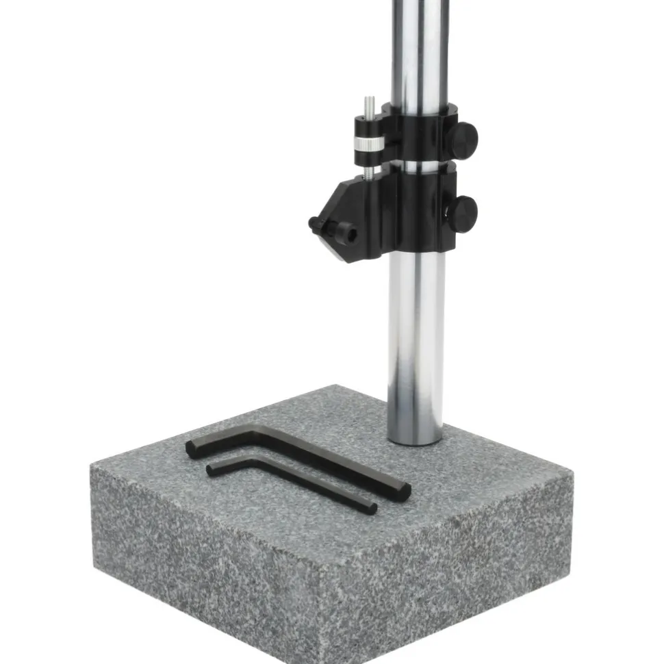 6" Base Length, 2" Base Height, Granite, Fine Adjustment