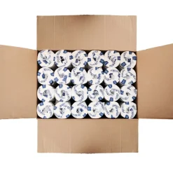 Bathroom Tissue: Standard Roll, Recycled Fiber, 2-Ply, White