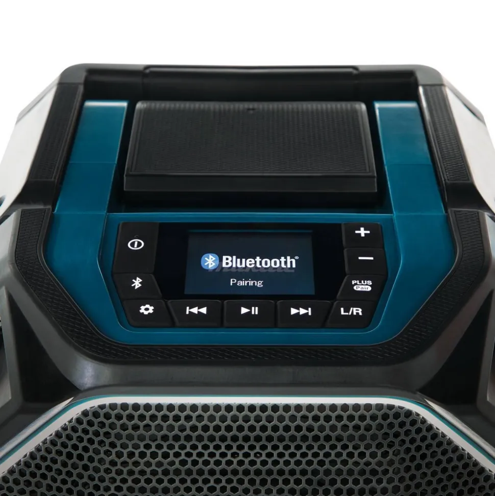 Battery Charger, Bluetooth Speaker, Compact & Cordless, LCD