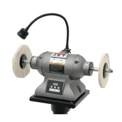 Bench Buffer: 8" Wheel Dia, 5/8" Arbor Hole Dia, 1 hp