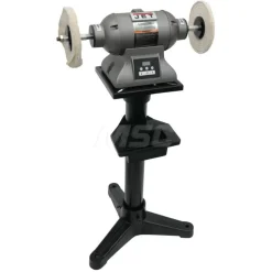 Bench Buffer: 8" Wheel Dia, 5/8" Arbor Hole Dia, 1 hp