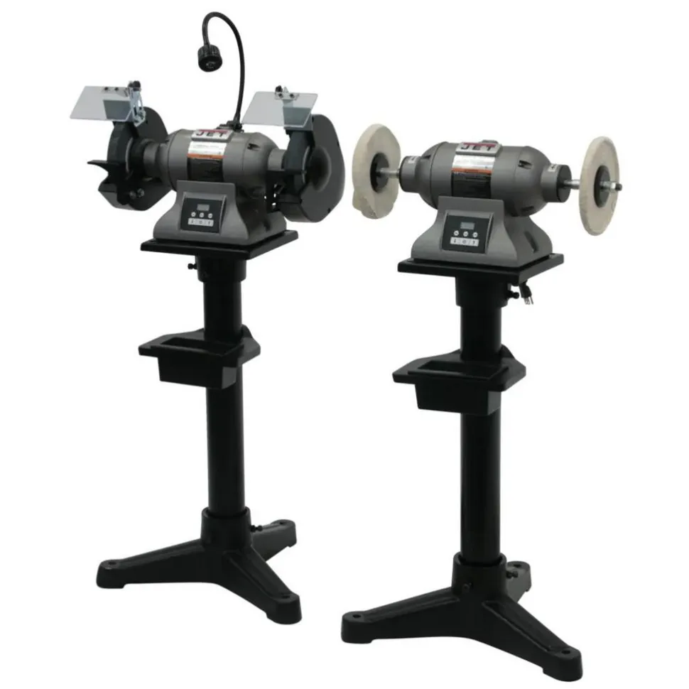 Bench Buffer: 8" Wheel Dia, 5/8" Arbor Hole Dia, 1 hp