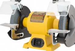 Bench Grinder: 8" Wheel Dia, 5/8" Arbor Hole Dia