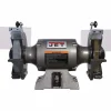 Bench Grinder: 8" Wheel Dia, 5/8" Arbor Hole Dia, 1 hp