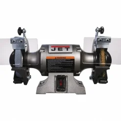 Bench Grinder: 6" Wheel Dia, 1/2" Arbor Hole Dia