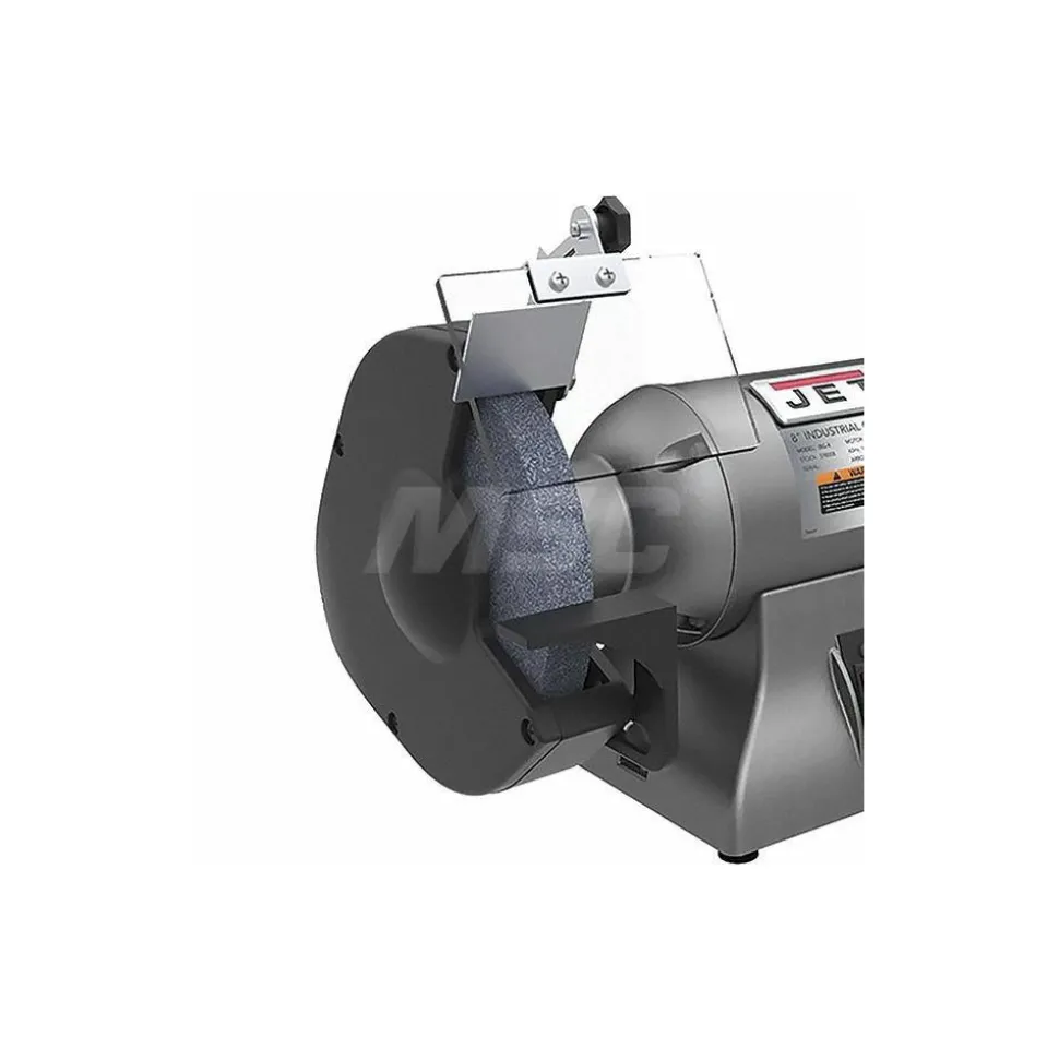 Bench Grinder: 8" Wheel Dia, 0.63" Arbor Hole Dia, 1 hp