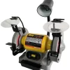 Bench Grinder: 6" Wheel Dia, 1/2" Arbor Hole Dia