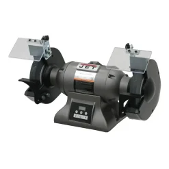 Bench Grinder: 8" Wheel Dia, 5/8" Arbor Hole Dia, 1 hp