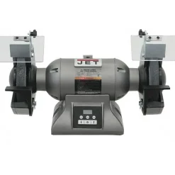 Bench Grinder: 8" Wheel Dia, 5/8" Arbor Hole Dia, 1 hp