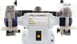 Bench Grinder: 6" Wheel Dia, 1/2" Arbor Hole Dia
