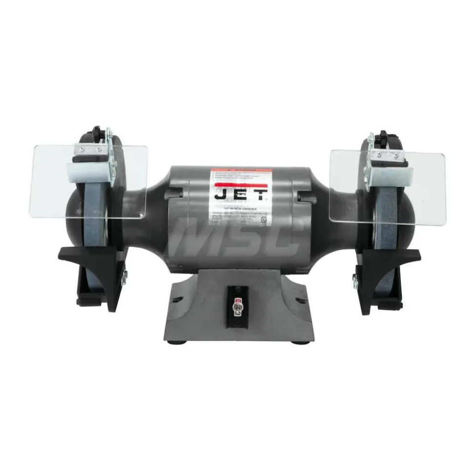 Bench Grinder: 10" Wheel Dia, 1" Arbor Hole Dia