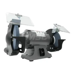 Bench Grinder: 10" Wheel Dia, 1" Arbor Hole Dia