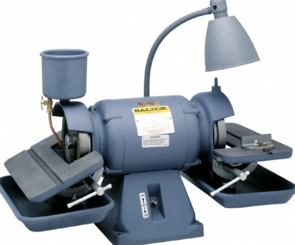 Bench Grinder: 6" Wheel Dia, 1-1/4" Arbor Hole Dia