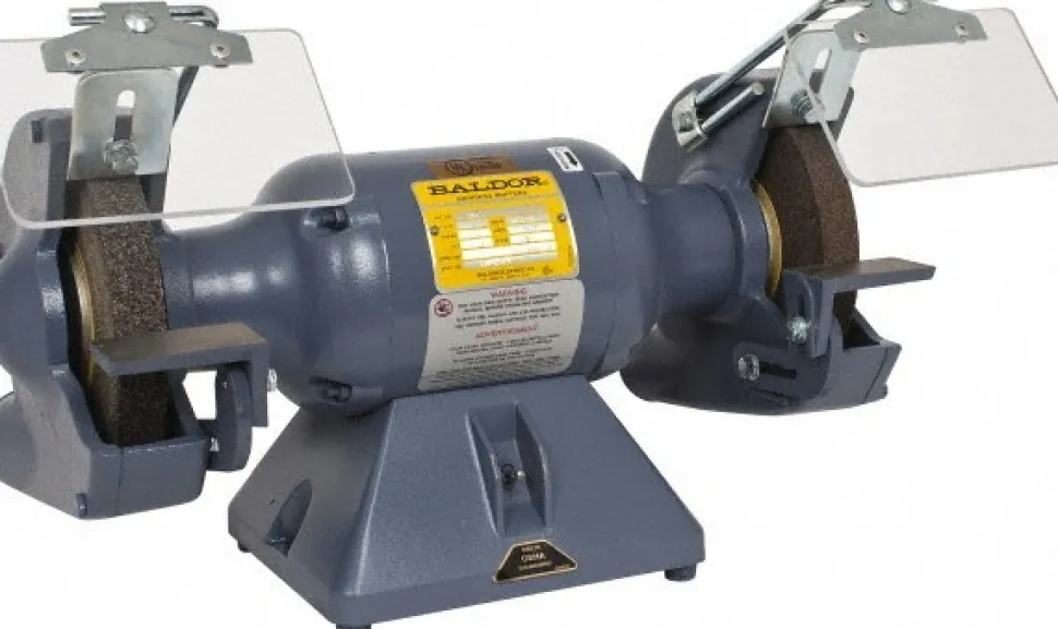 Bench Grinder: 7" Wheel Dia, 5/8" Arbor Hole Dia