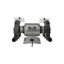 Bench Grinder: 8" Wheel Dia, 5/8" Arbor Hole Dia, 1 hp