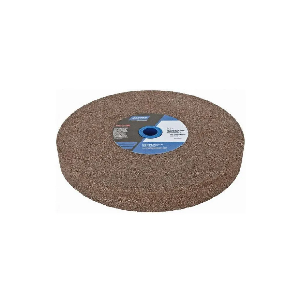 Bench & Pedestal Grinding Wheel: 8" Dia, 1" Thick, 1" Hole Dia, Aluminum Oxide