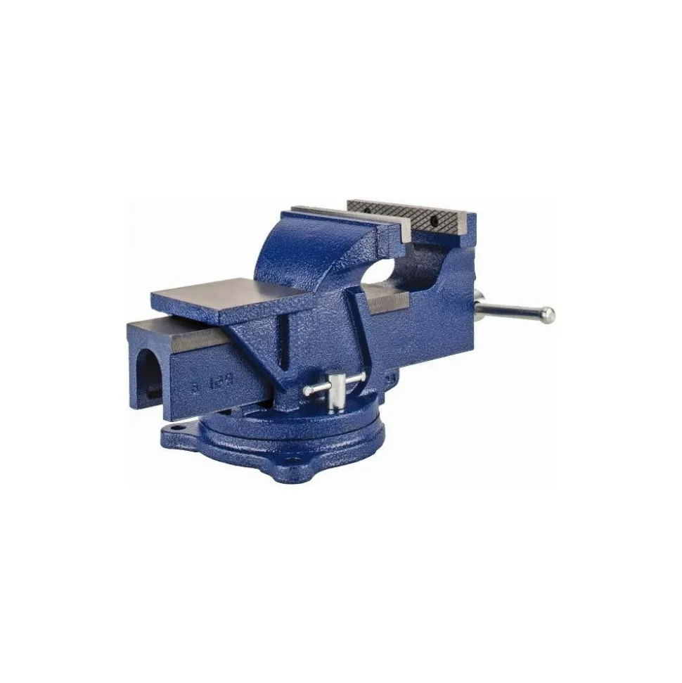 Bench Vise: 6" Jaw Width, 6" Jaw Opening, 3" Throat Depth